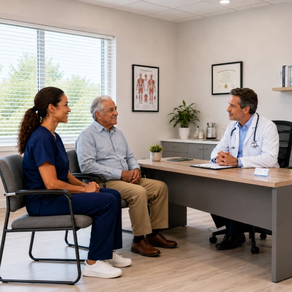 Acompanhamento em Consultas — Real Foz Cuidadores em Foz do Iguaçu